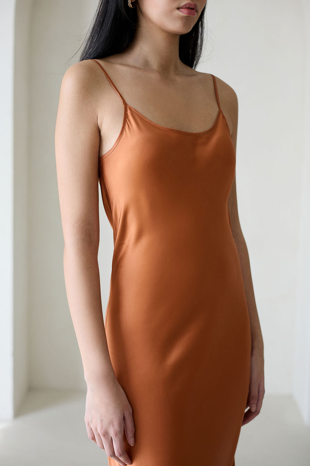 100% Silk Midi Length Silk Dress