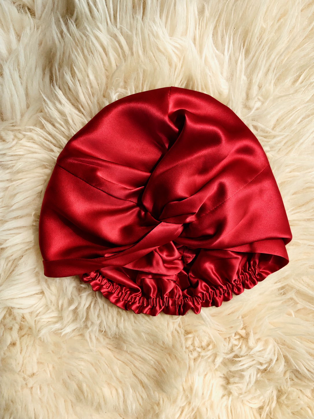 100% Turban Style Twisted Silk Caps