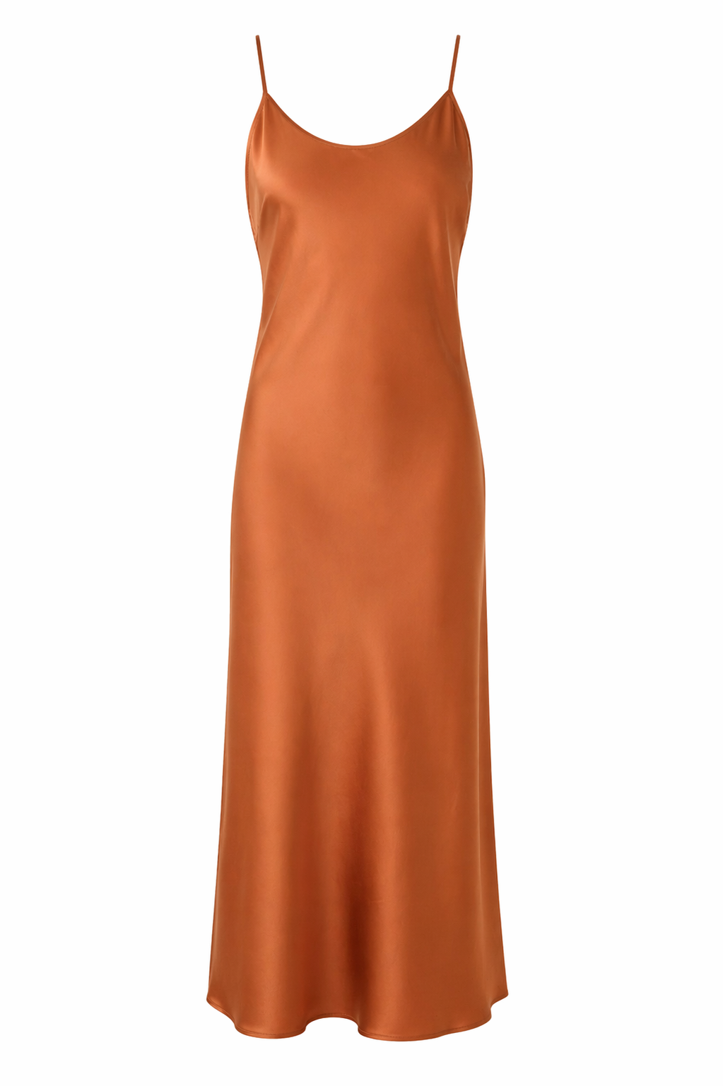 100% Silk Midi Length Silk Dress