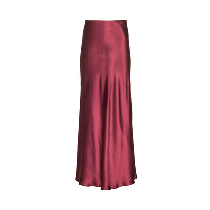 100% Mulberry Silk Slip Skirt Maxi Length