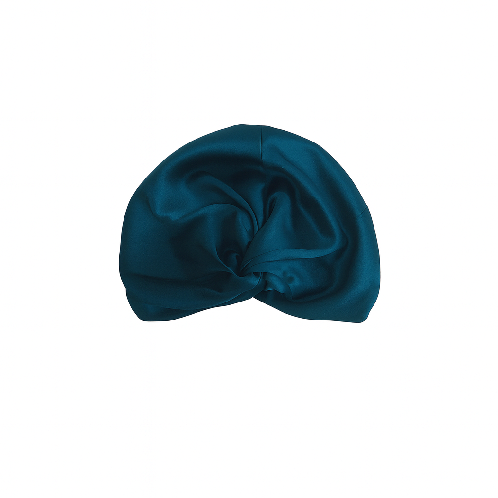 100% Turban Style Twisted Silk Caps