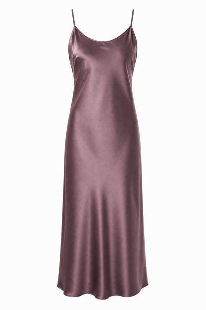 100% Silk Midi Length Silk Dress