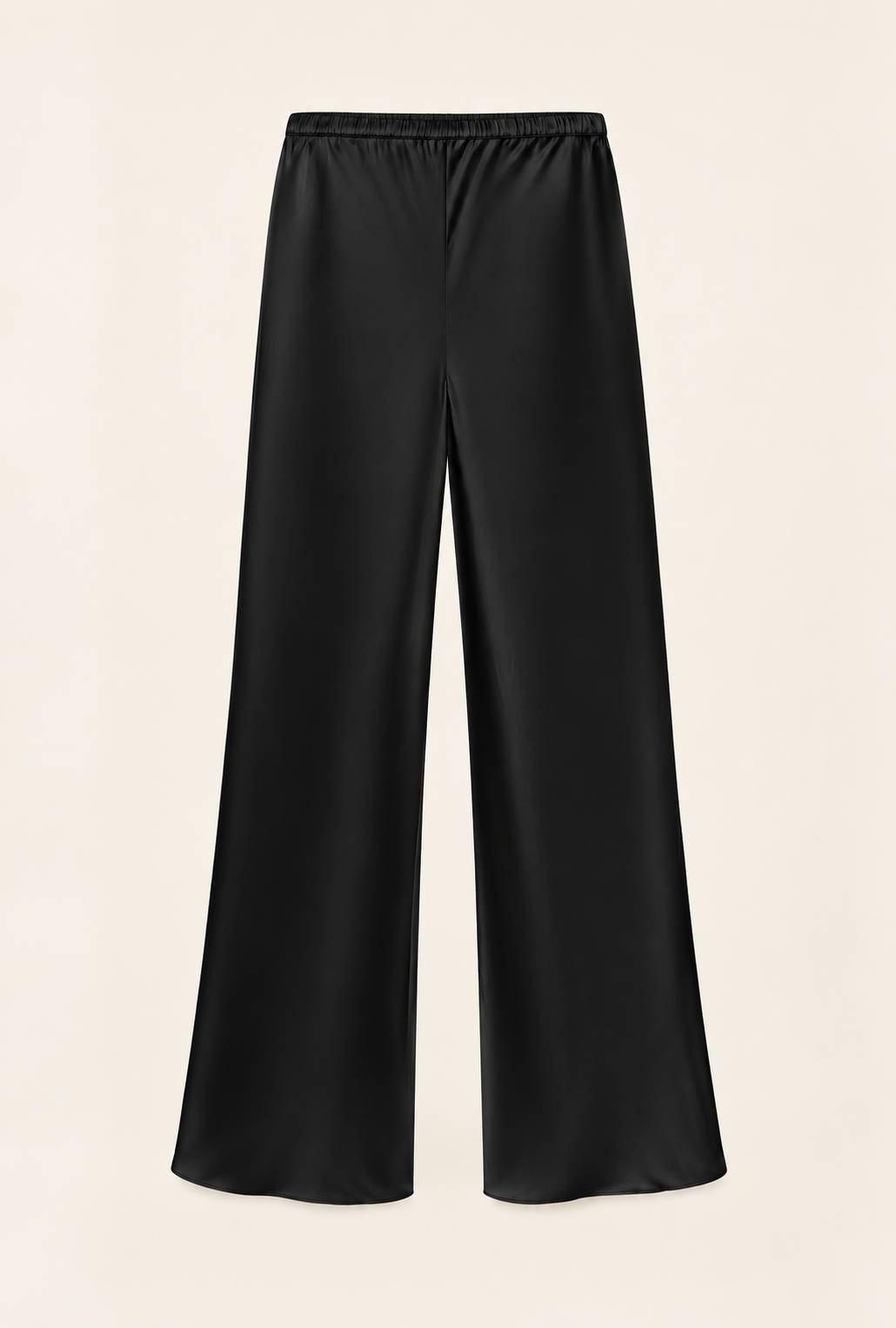 100% Silk Midi Length Silk Bias Cut Pants