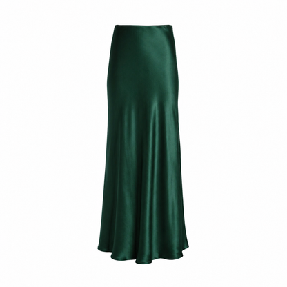 100% Mulberry Silk Slip Skirt Maxi Length