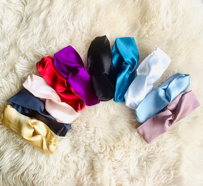 100% Silk Knot Head Bands