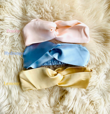 100% Silk Knot Head Bands