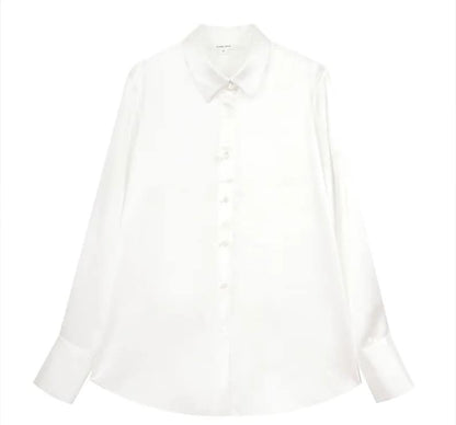 Pure Silk Button Down Shirt