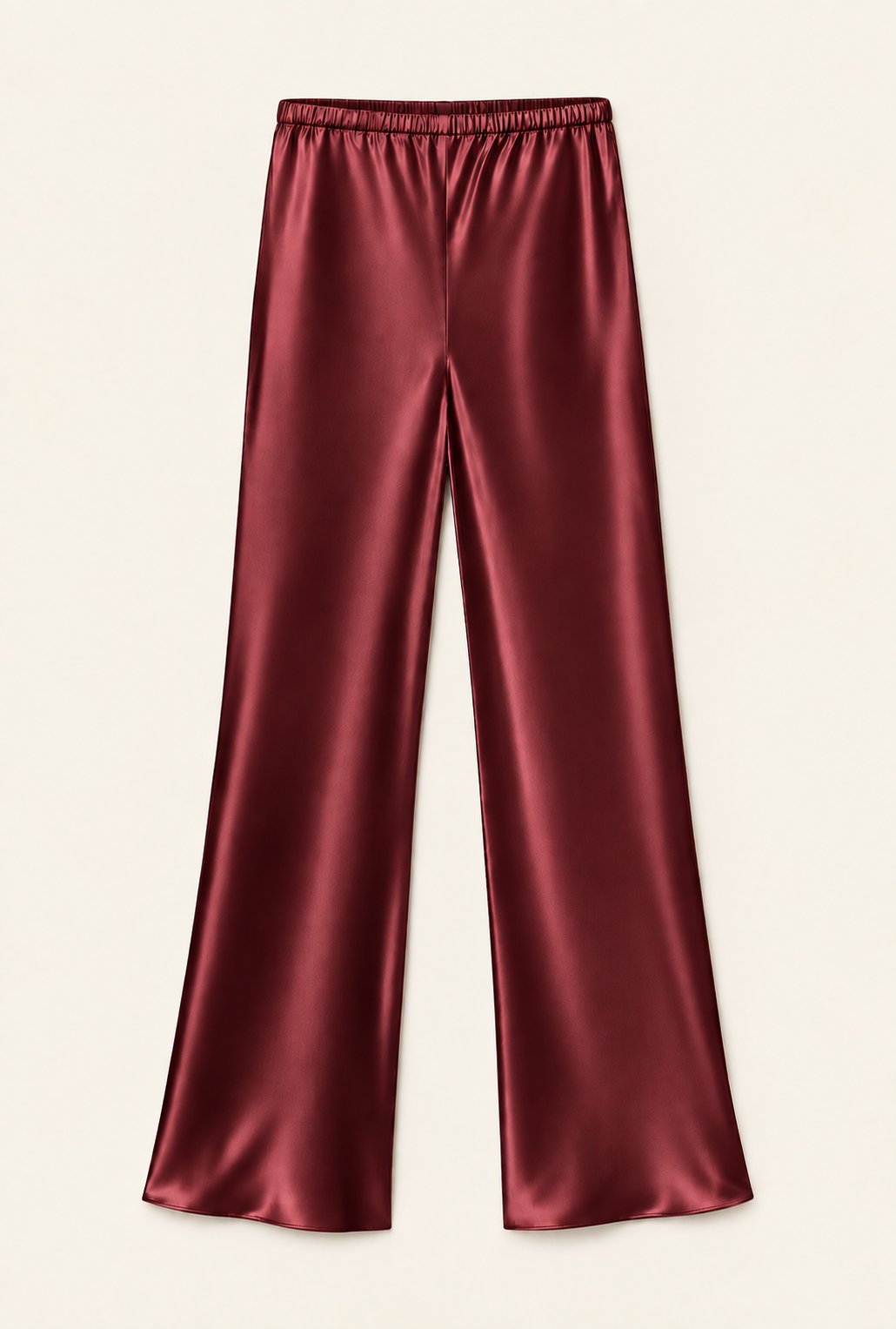 100% Silk Midi Length Silk Bias Cut Pants