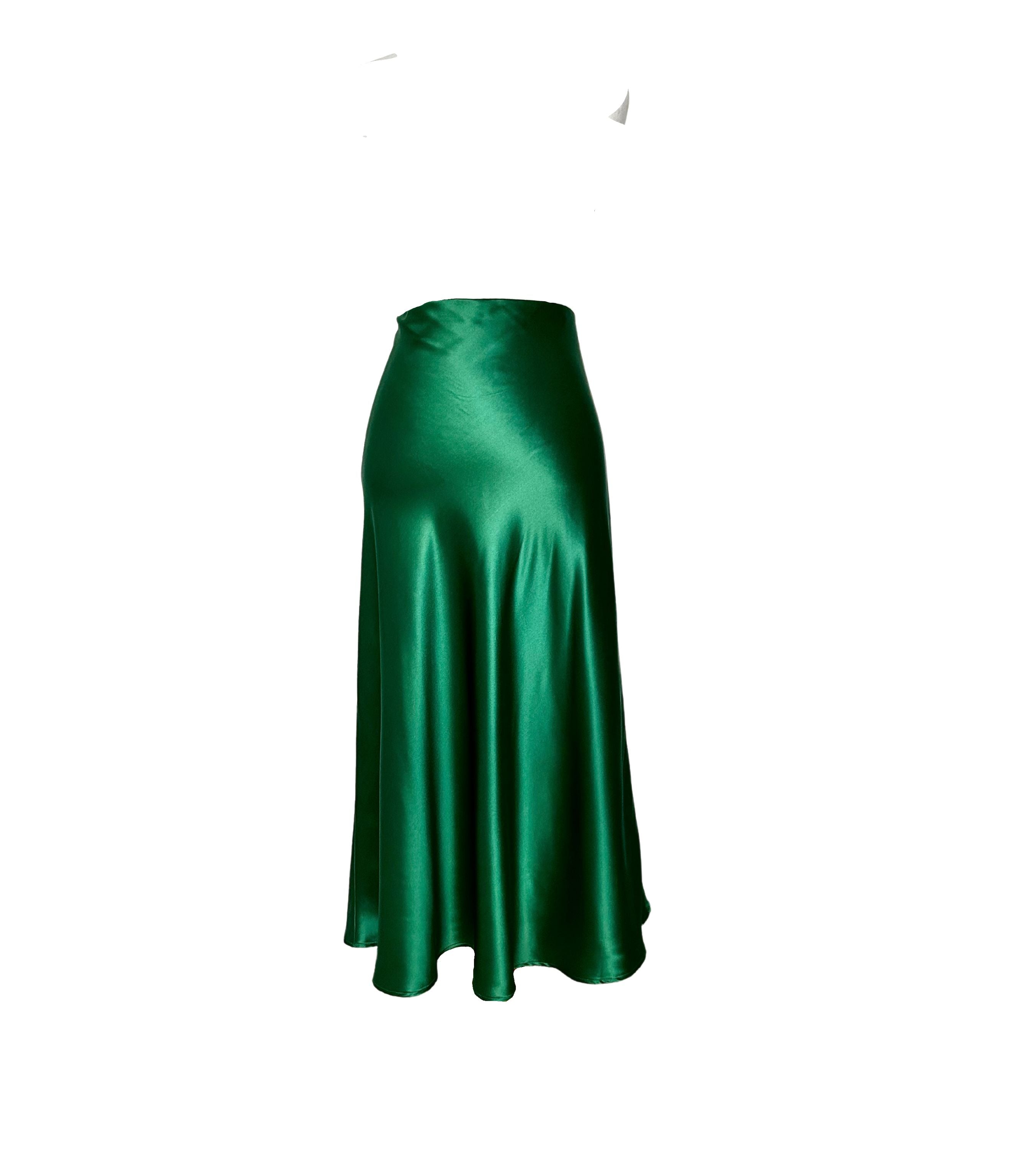 100% Mulberry Silk Slip Skirt