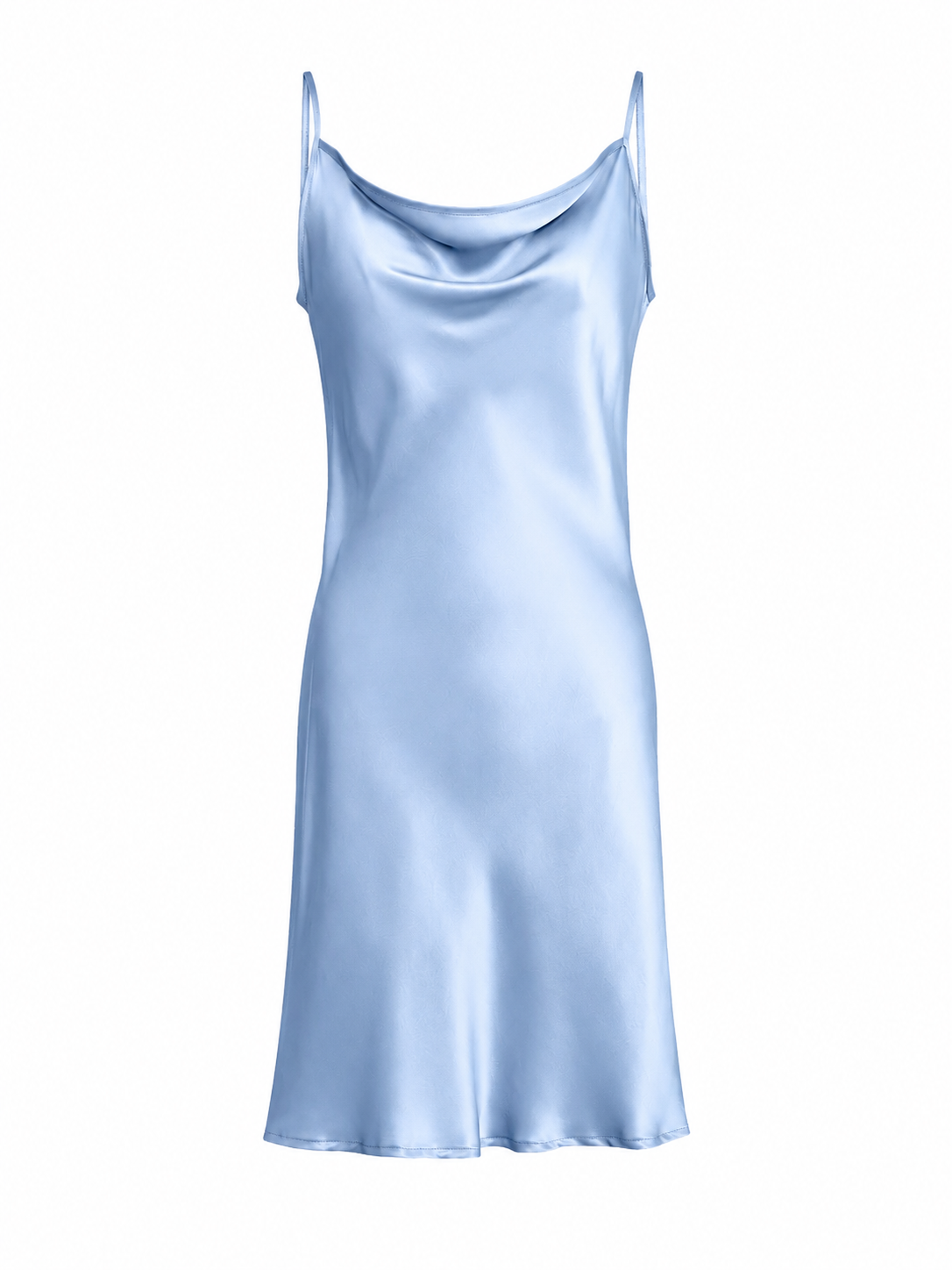 Cowl Neck Short Slip Dress