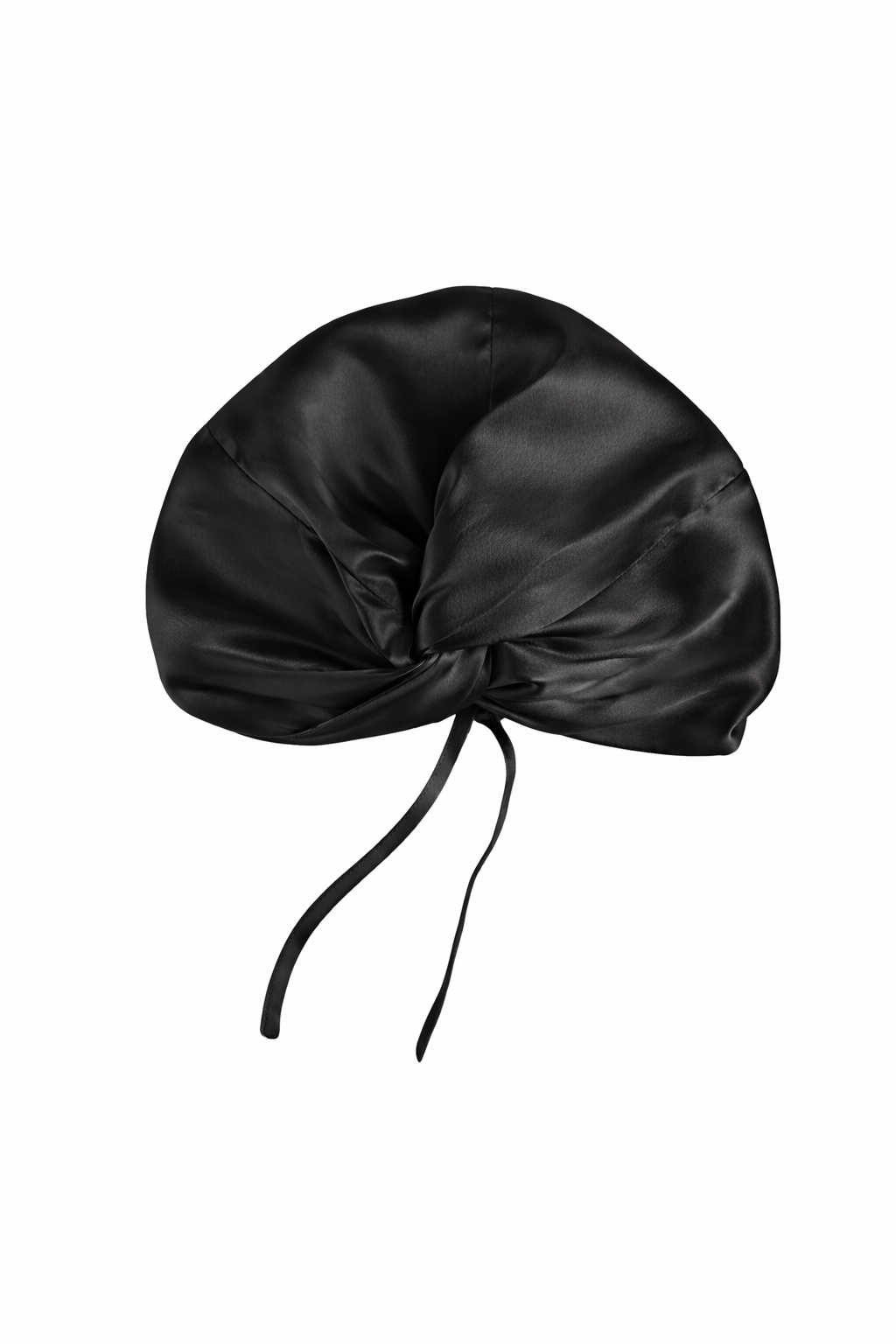 Pure Silk Twisted Turban Style Cap Adjustable Strings